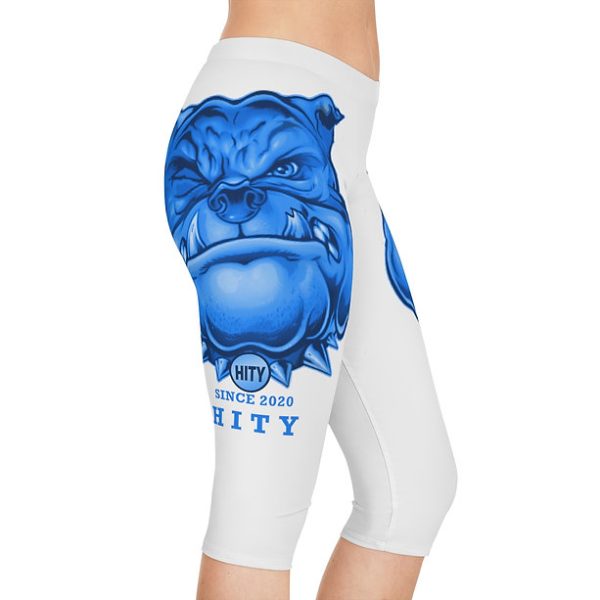 HITY Blue Face Women's Capri Leggings - Image 13