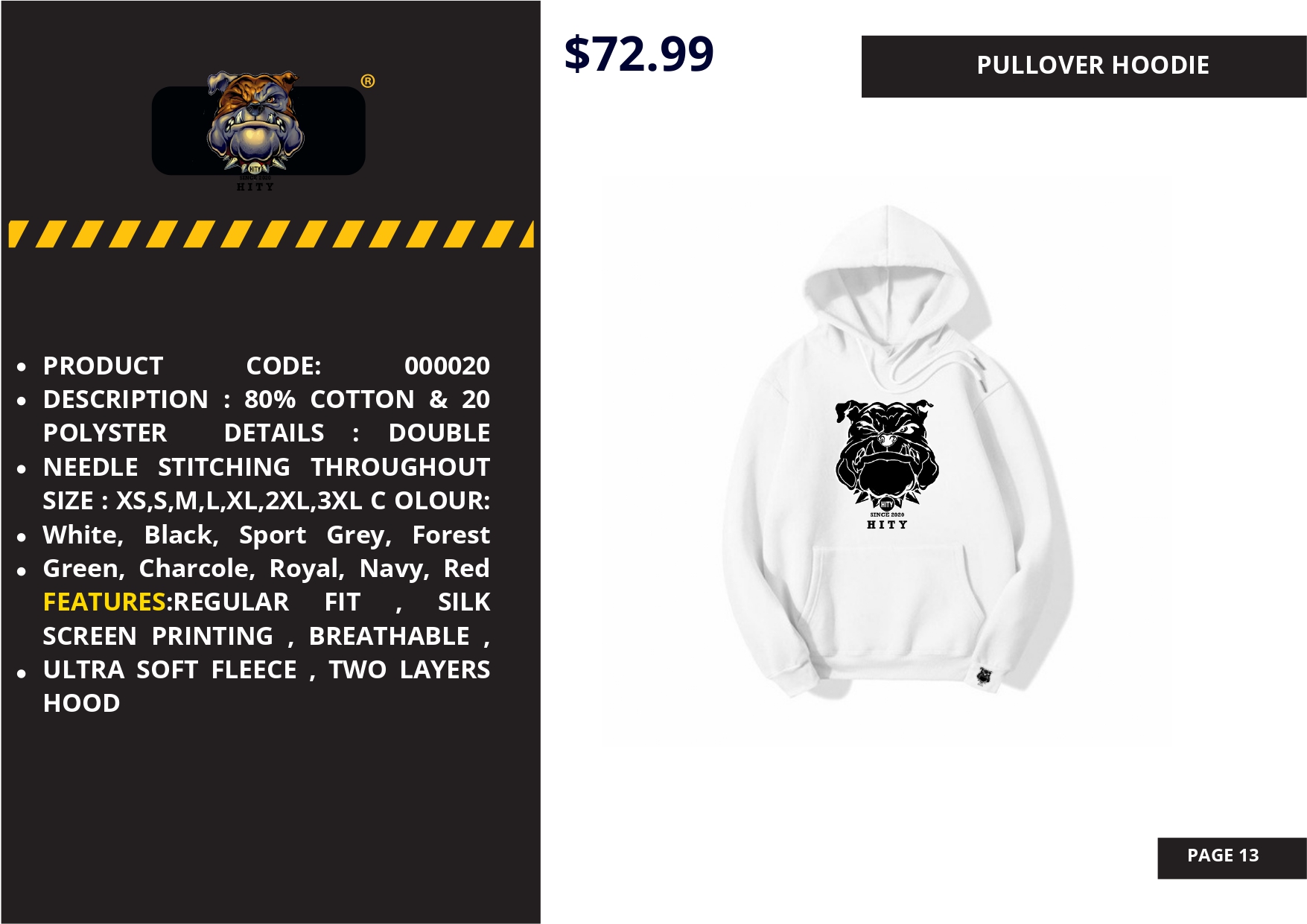 White hoodie featuring a bold black panther graphic on the front.
