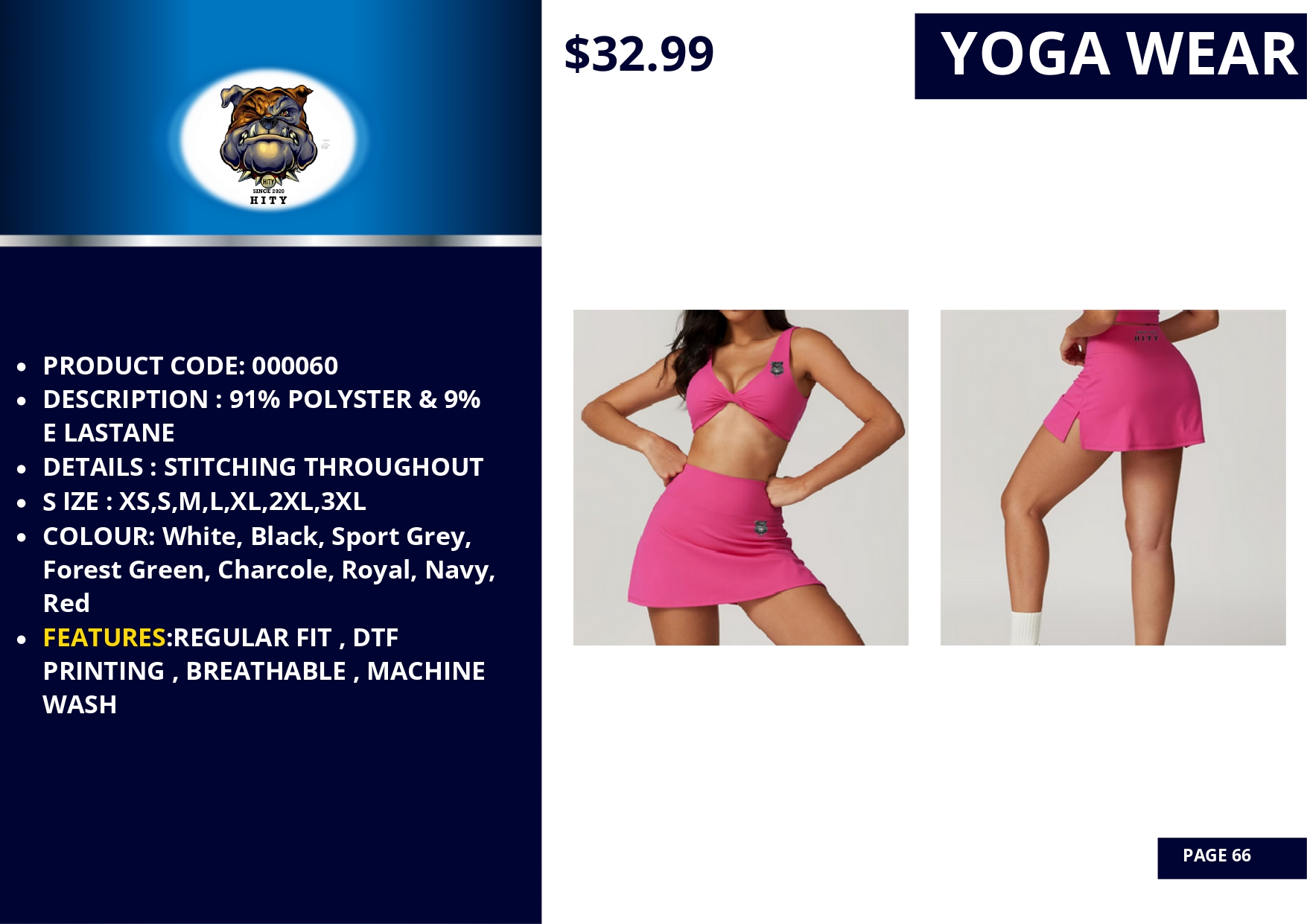 Pink activewear set for yoga with a crop top and high-waisted shorts.