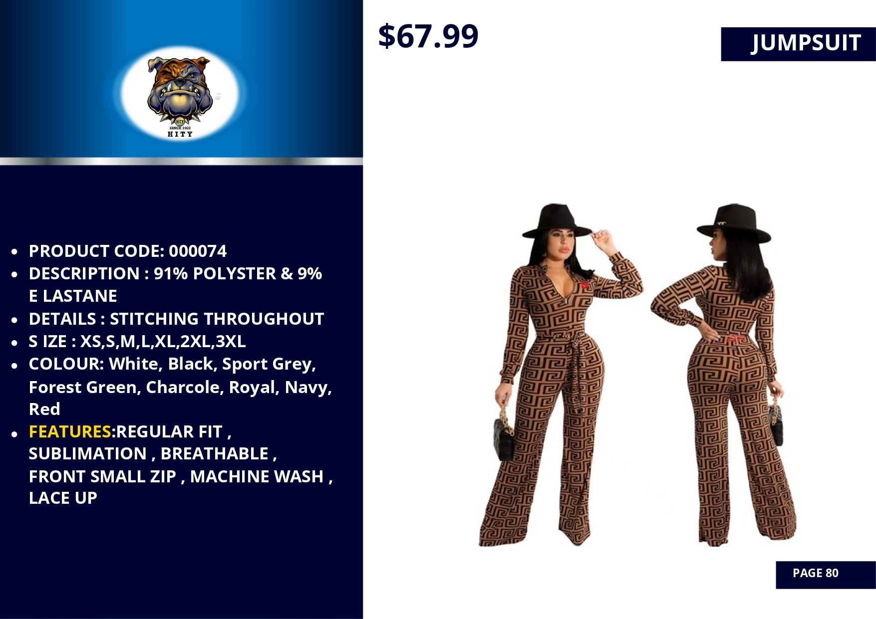 Two women in leopard print jumpsuits posing with black hats.