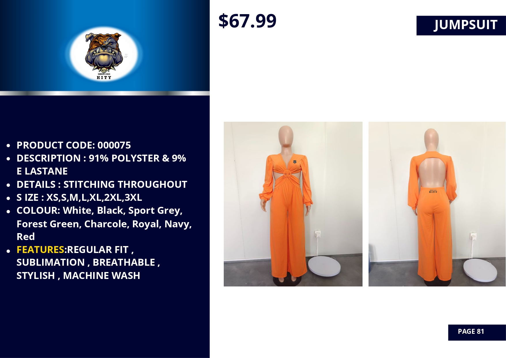 Elegant orange maxi dress with long sleeves and a waist tie.